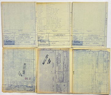 Apollo 14 – Lot of 8 Blueprints by Singer, Link, and Farrand (Sizes A, D, and E): Apollo 14 – Lot of 8 NASA Blueprints by Singer, Link & Farrand (Sizes A, D, E)Description (HTML-formatted):NASA / SINGER-GENERAL PRECISION, LINK-GENERAL PRECISION, & FARRAND OPTICAL CO., INC. Lot of