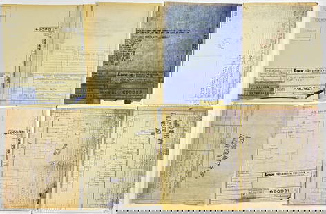 Apollo 1 – Lot of 14 NASA Blueprints from Link-General, Farrand Optical & Aeroflex Labs: NASA / LINK-GENERAL PRECISION, FARRAND OPTICAL CO., INC., & AEROFLEX LABORATORIES Lot of 14 Original Engineering Blueprints from Apollo 1 Development Various drawing sizes Lot of 14 original Apollo 1-