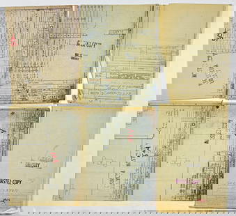 Pre-Apollo 1 – Lot of 6 SIMCOM Master Wiring Blueprints by Farrand & Aeroflex (Mostly Size D): FARRAND OPTICAL CO., INC. & AEROFLEX LABORATORIES Lot of Six NASA Engineering Blueprints – Wiring Diagrams & Cable Assemblies Five Size D, One Unconfirmed Five marked MASTER COPY and KSC SIMCOM