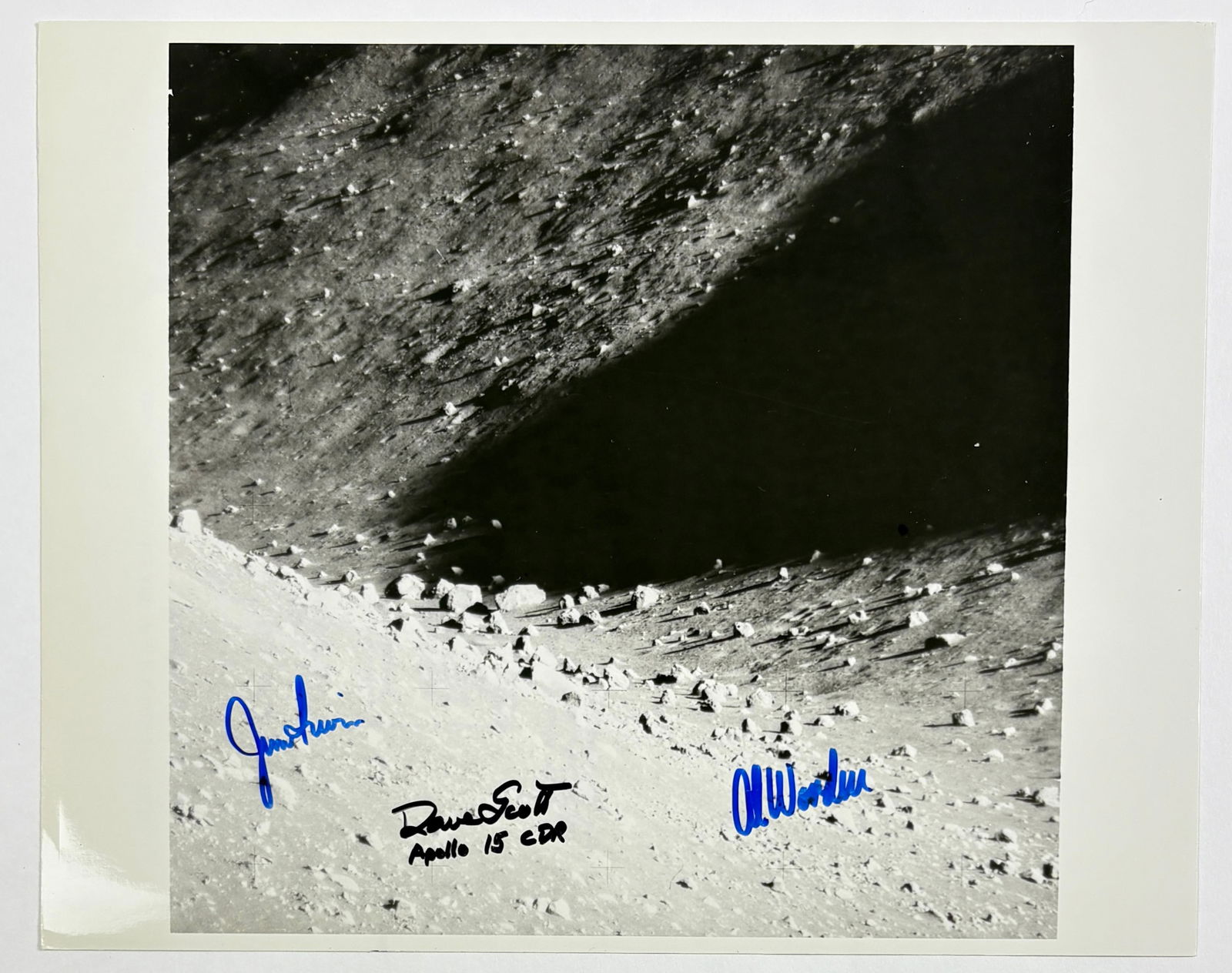 Apollo 15 Signed NASA Photograph of Hadley Rille – AS15-84-11287 (1 of 7)
