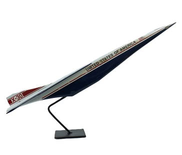 NASA X-30 NASP Contractor Model – United States of America Prototype: NASA X-30 National Aero-Space Plane (NASP) Contractor Display Model 1980s Hypersonic Spaceplane Concept – Original Stand Included Original vintage contractor display model of the experimental NASA X