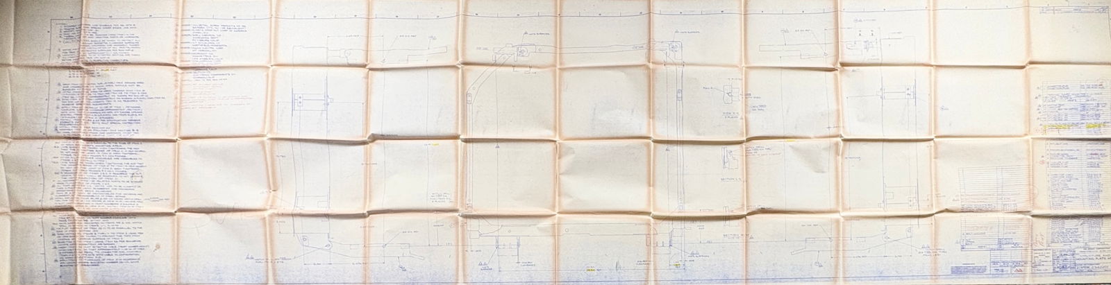 Apollo 9 – Size J Blueprint: Structure and Mounting Plate Assembly by Bendix (1 of 11)