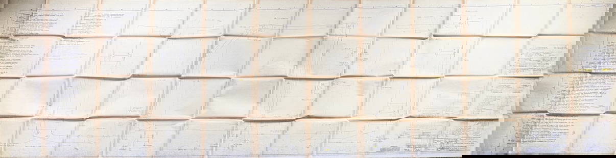 Apollo 9 – Size J Blueprint: Structure and Mounting Plate Assembly by Bendix: NASA / THE BENDIX CORPORATION Structure and Mounting Plate Assembly Size J – 140 x 35 inches An original oversize engineering blueprint produced by Bendix for use during the Apollo 9 mission. This