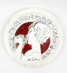 Ceramic Plate: Ceramic Plate, 11 inches in diameter