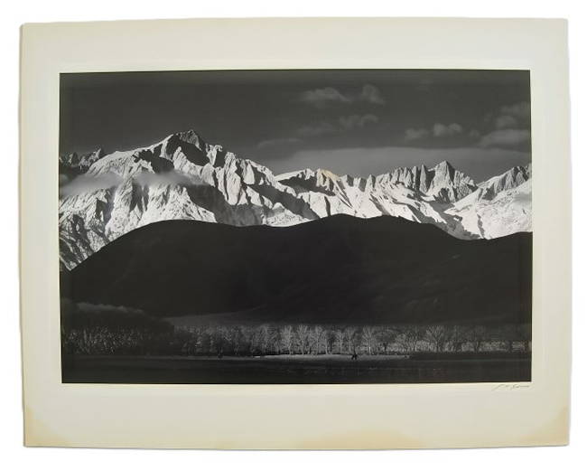 Ansel Adams - Winter Sunrise, 1944 (Photograph)