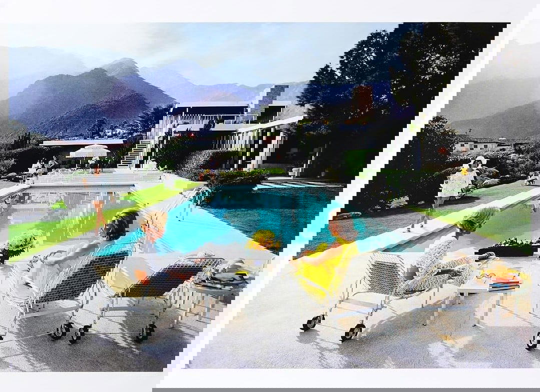 Slim Aarons - Poolside Gossip, C-Print w/ (COA) (1 of 5)