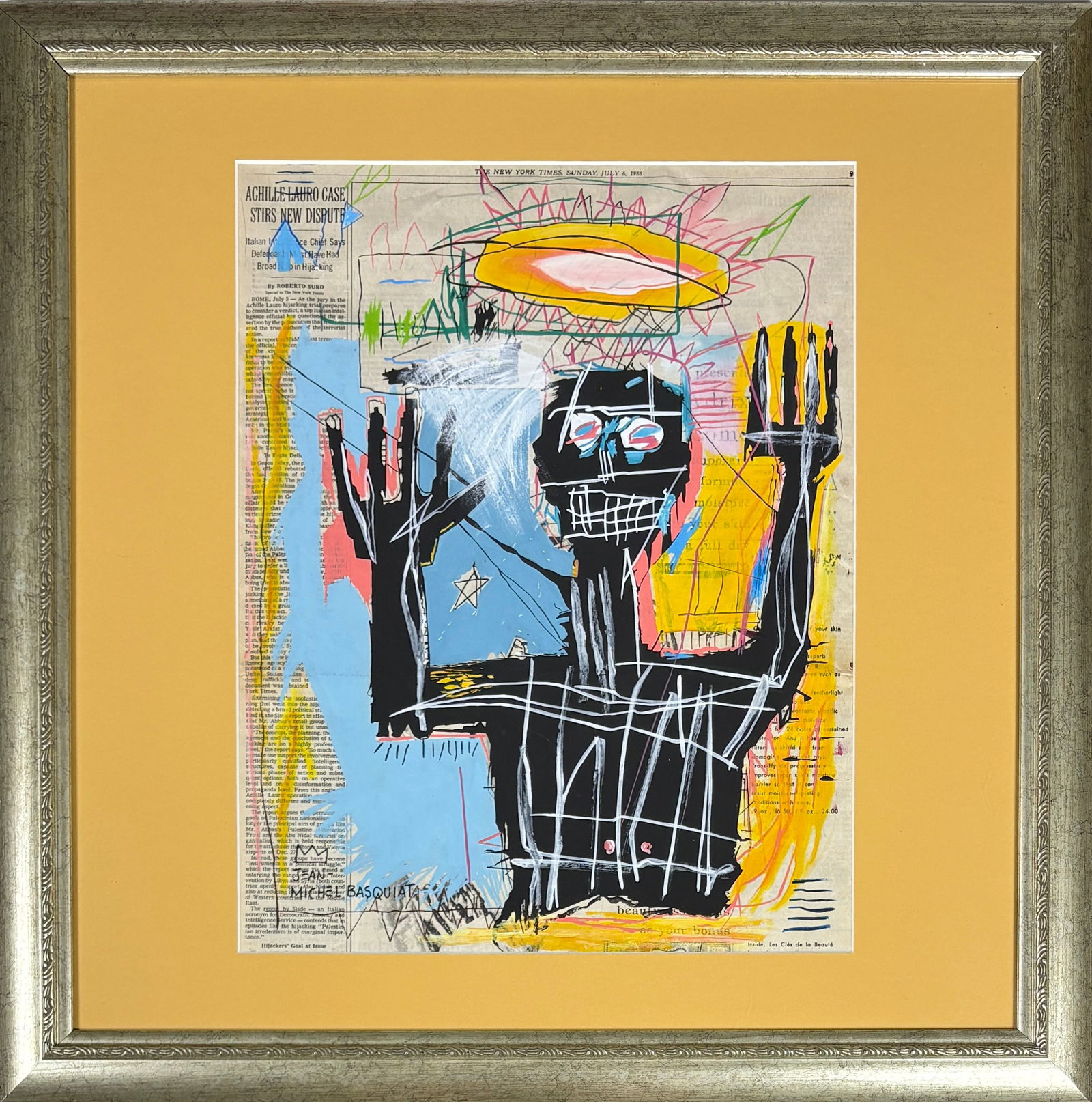 Jean Michel Basquiat (after) Eyes And Eggs
