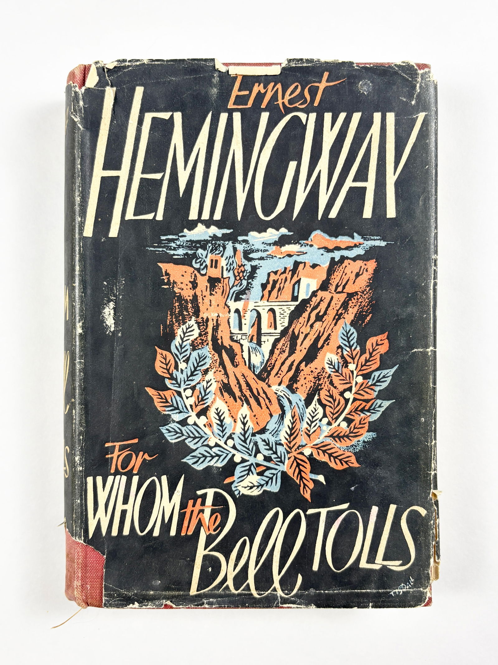ERNEST HEMINGWAY – “For Whom the Bell Tolls” Vintage Book, Hand Signed (1 of 5)