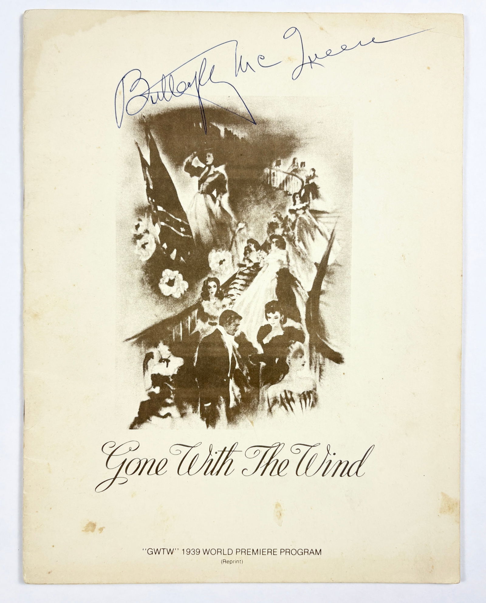 Butterfly McQueen Signed "Gone With the Wind" 1939 Premiere Program, 8.5" x 11" (1 of 8)