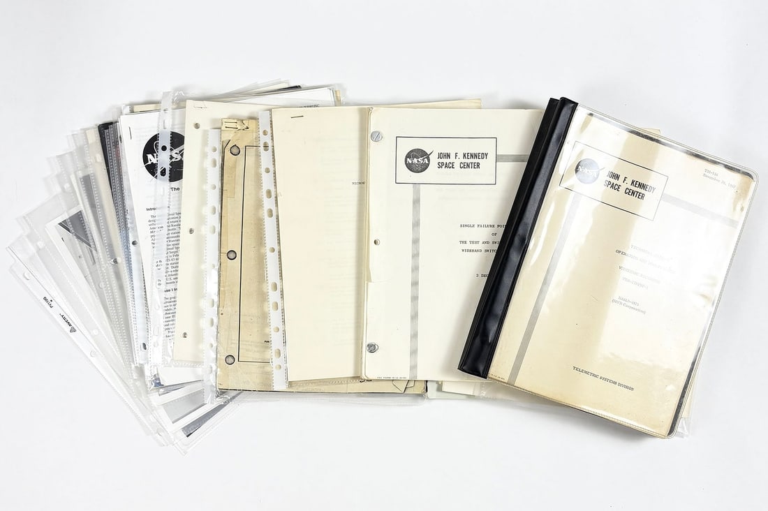 Large NASA Engineering Archive Lot – Blueprints, Charts, Manuals & Contractor Ephemera (1 of 20)