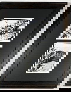 Andy Warhol – Pair of Estate-Stamped Gelatin Silver Photographs, 1980: ANDY WARHOL (1928–1987) Pair of Gelatin Silver Photographs Two gelatin silver prints on paper, each estate stamped on the verso by both the "Estate of Andy Warhol" and the "Andy Warhol Foundation fo