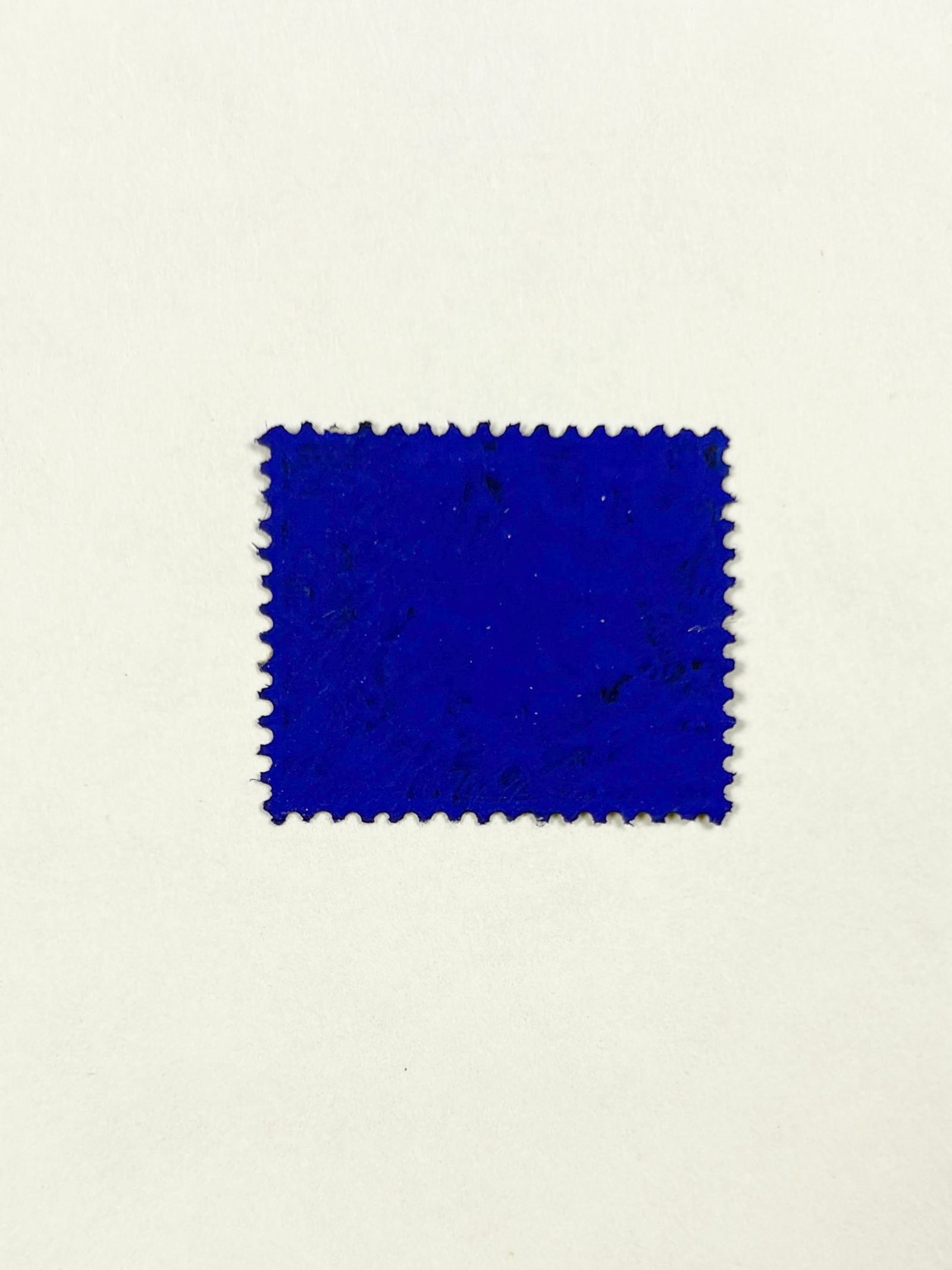 Yves Klein Pigment on Blue Stamp (1 of 3)