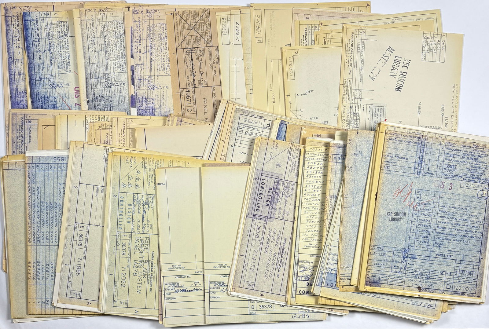 NASA – Large Lot of Apollo-Era Blueprints (1 of 10)