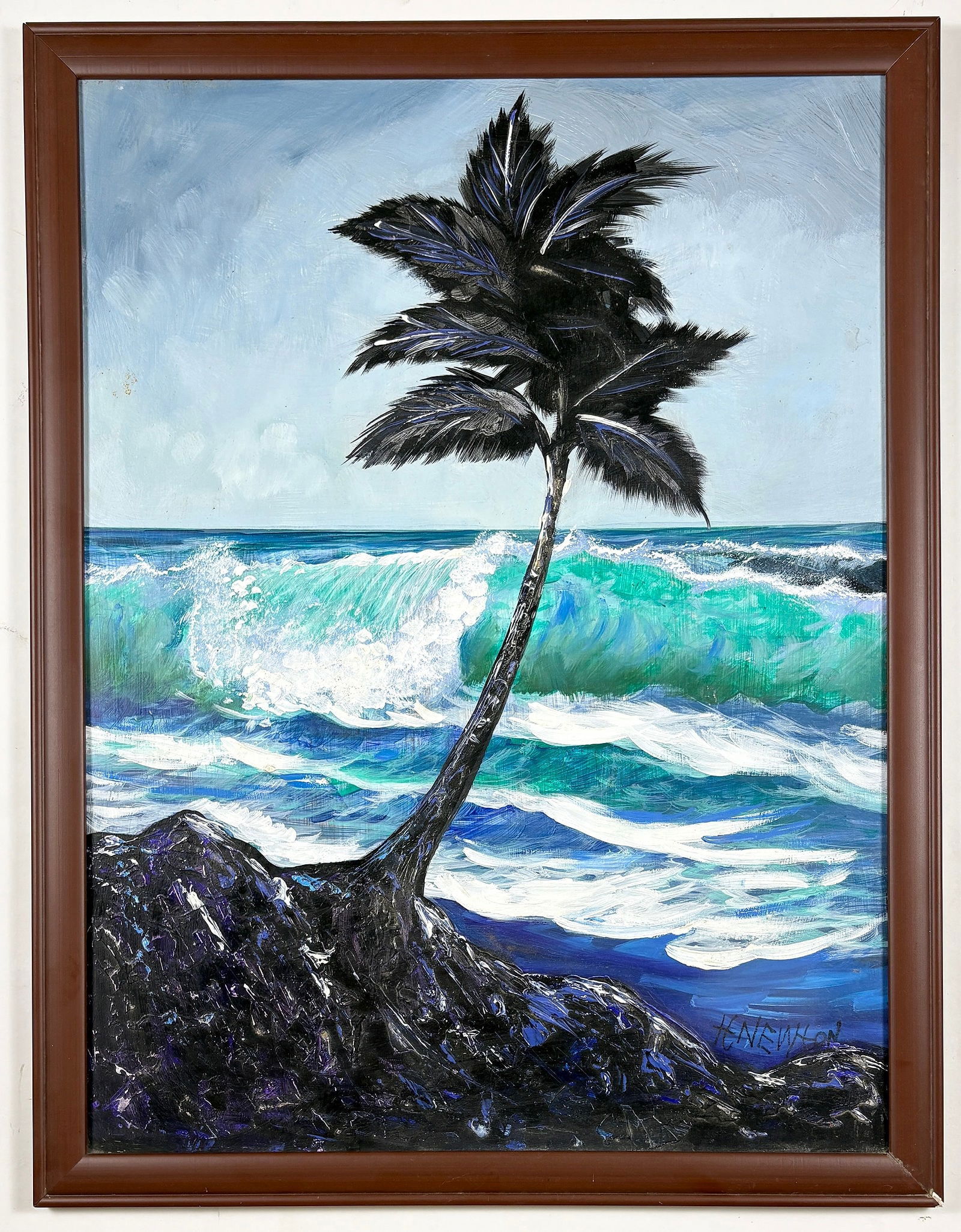 Harold Newton - Florida Highwaymen, Oil on Board Attrib. (1 of 8)