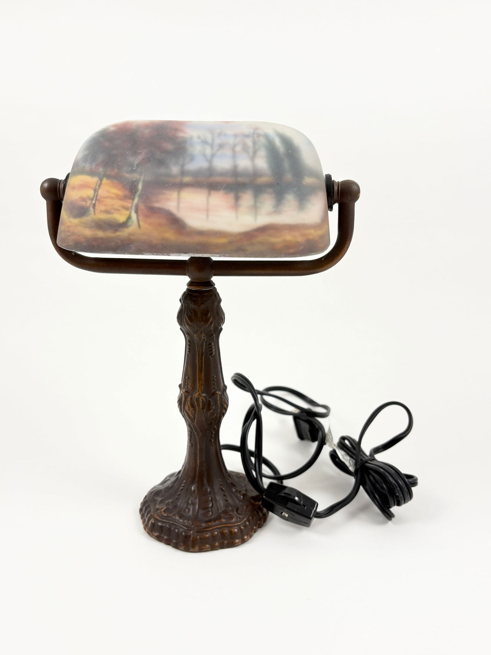 Handel Style, Reverse Painted Lamp (1 of 13)