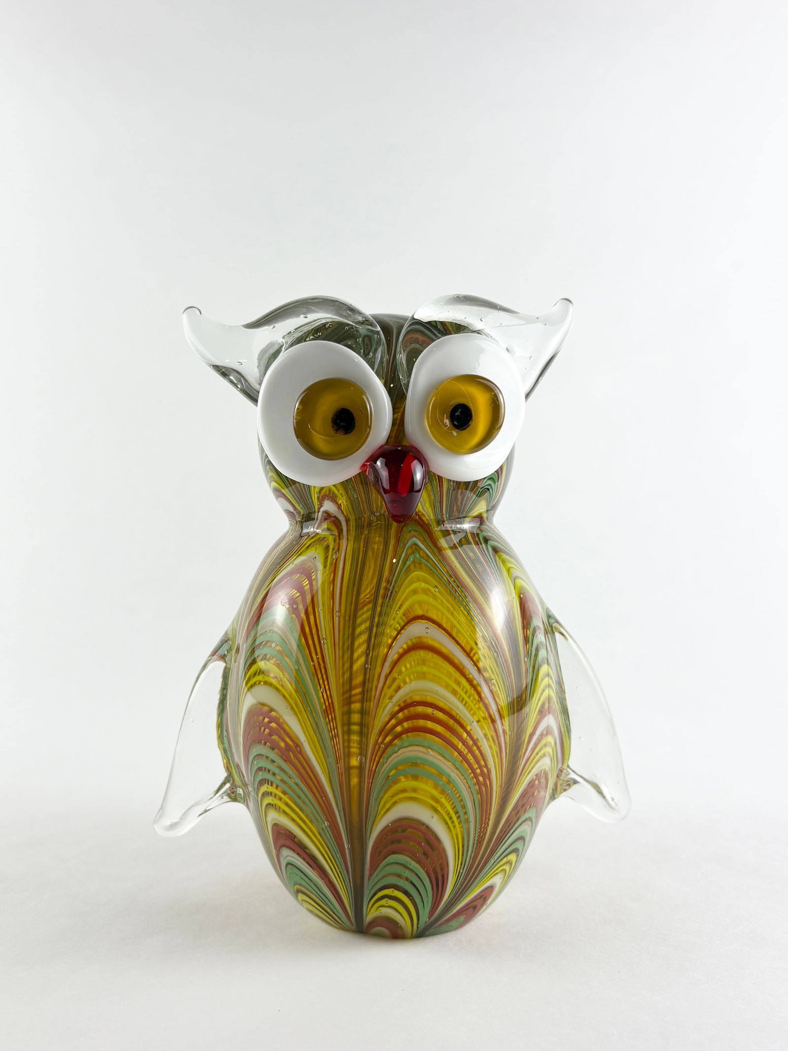 Murano-style Art Glass Owl (1 of 6)