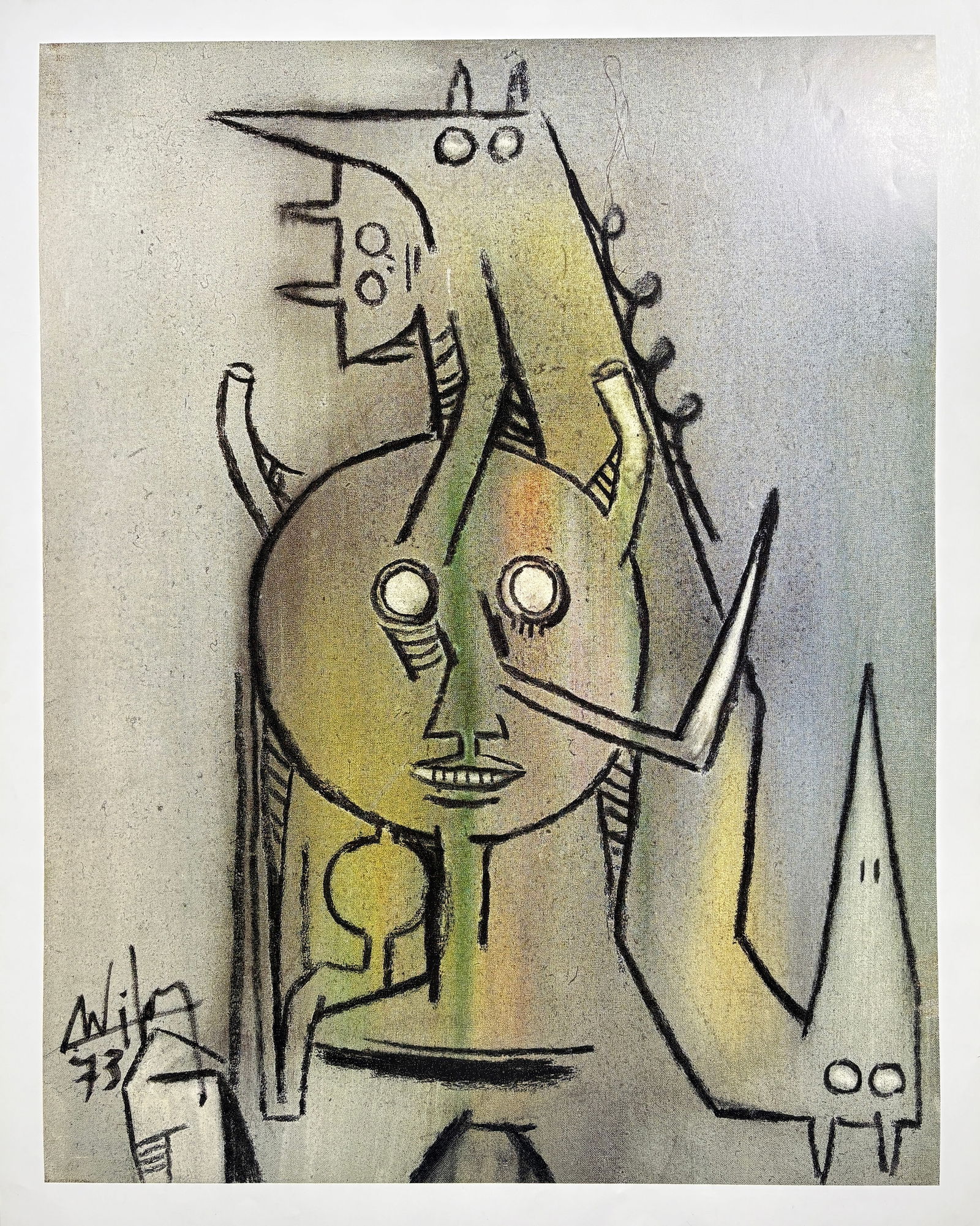 Willem De Kooning, Offset Lithograph: Willem de Kooning, Offset Lithograph Offset lithograph 20.5 x 25.75 inches An offset lithograph by Willem de Kooning featuring an abstract figural composition.