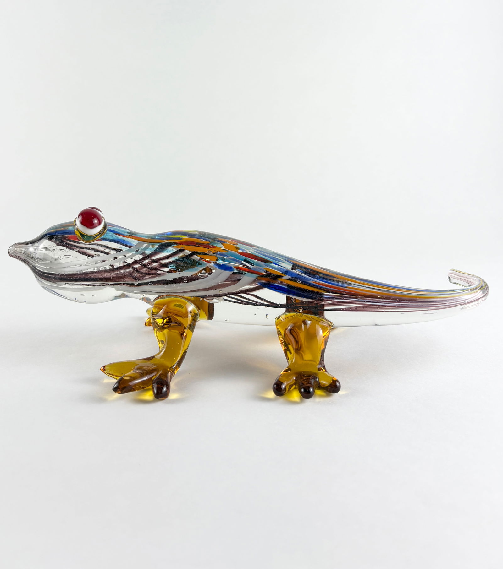 Art Glass Lizard - 2