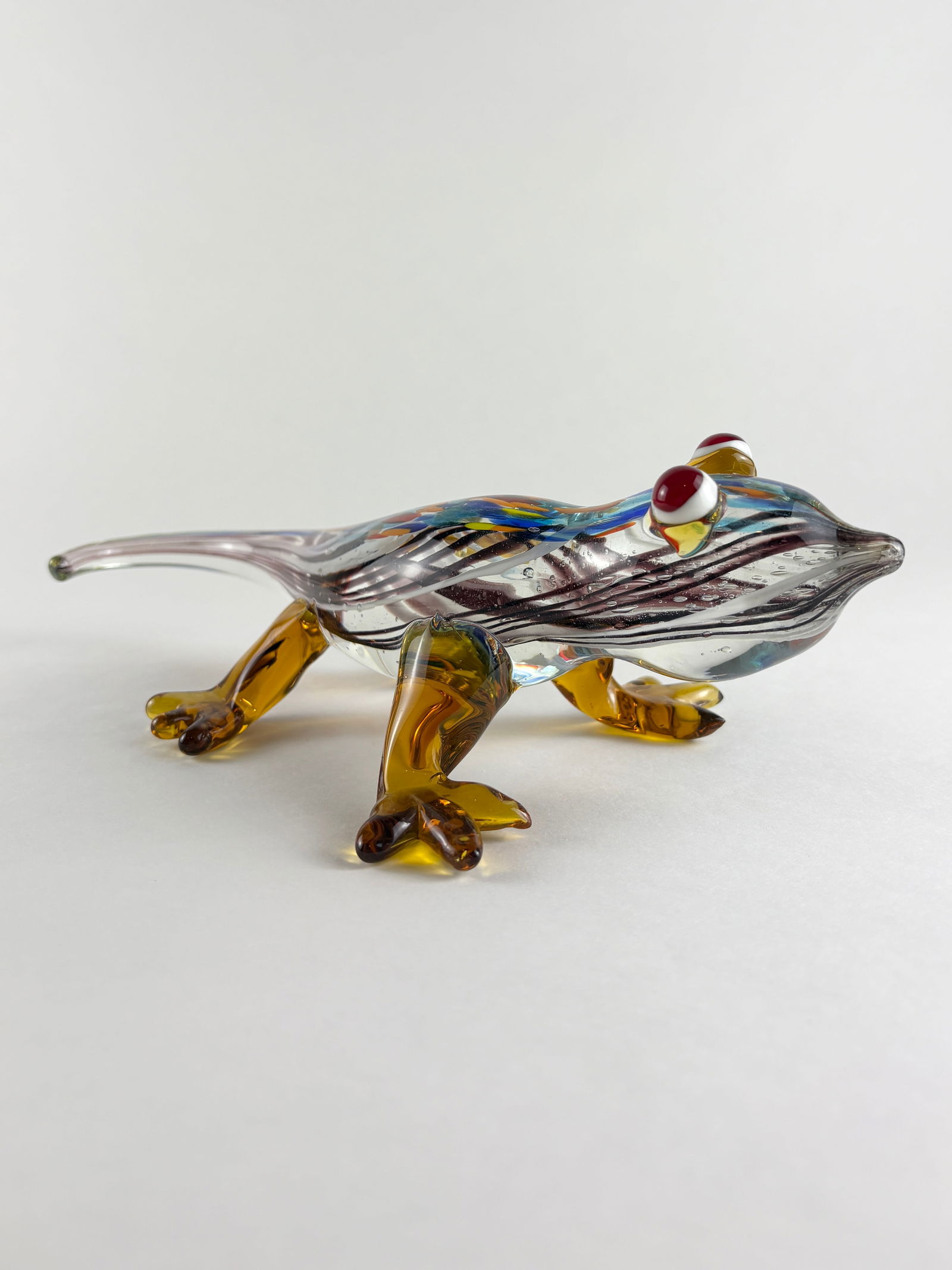 Art Glass Lizard - 6