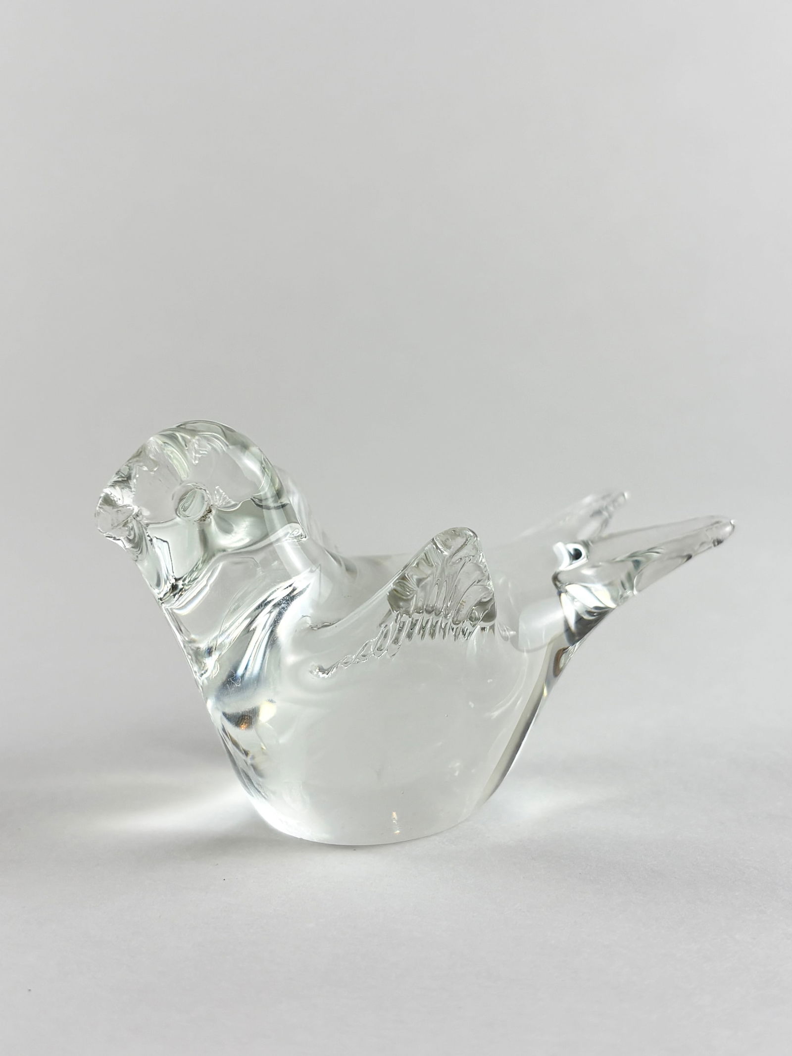 Glass Dove Sculpture, Murano Style (1 of 5)