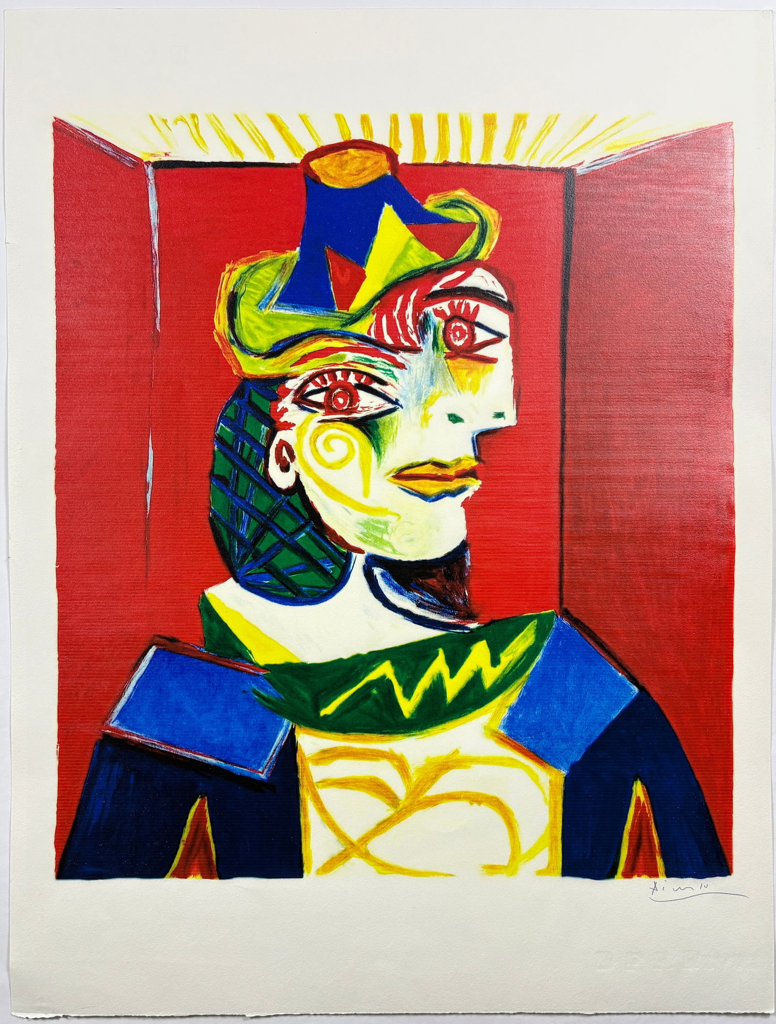 Picasso Print: PABLO PICASSO Print 19.75 x 25.5 inches