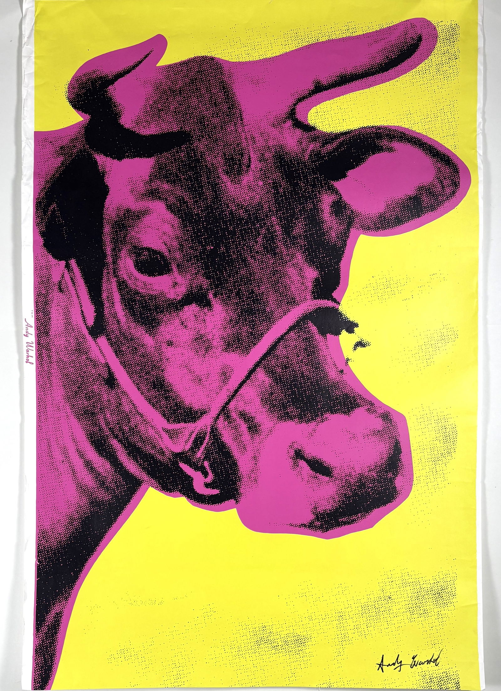 Andy Warhol - Cow Silkscreen Attrib. - 2