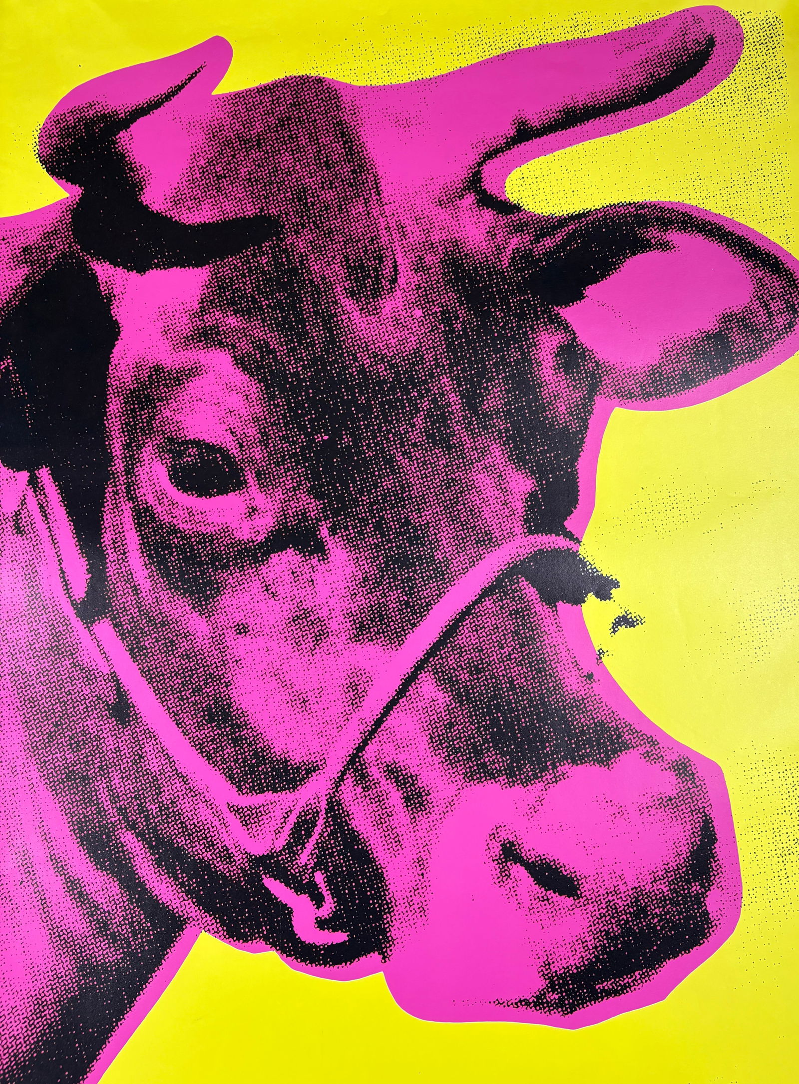 Andy Warhol - Cow Silkscreen Attrib. - 3