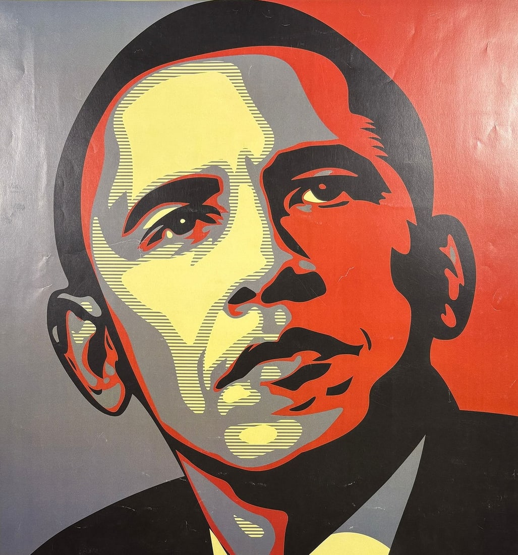 Shepard Fairey - Barack Obama, Hope: SHEPARD FAIREY Barack Obama Hope 22.5 x 25.5 inches
