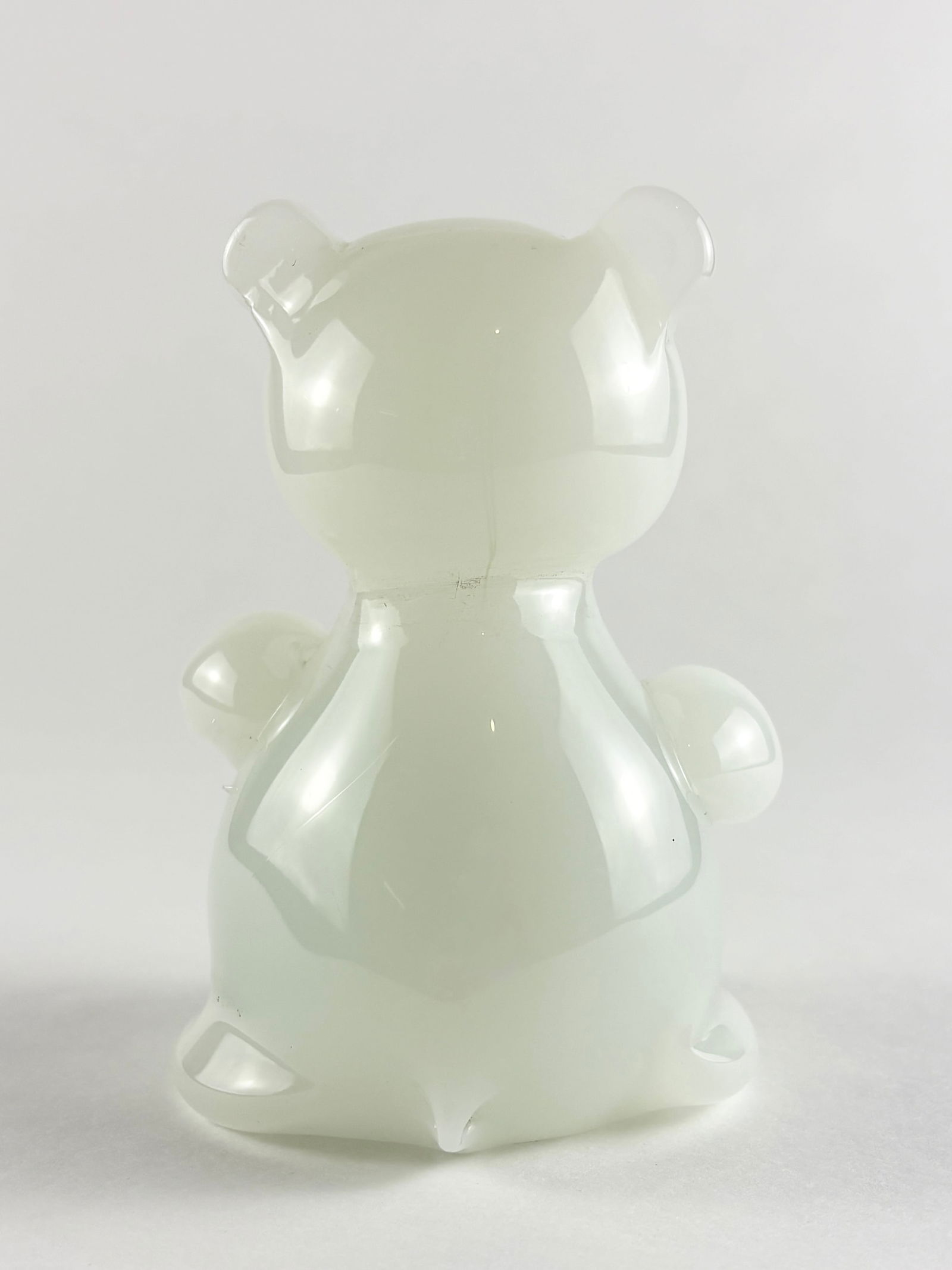 Glass Teddy Bear Sculpture - 3
