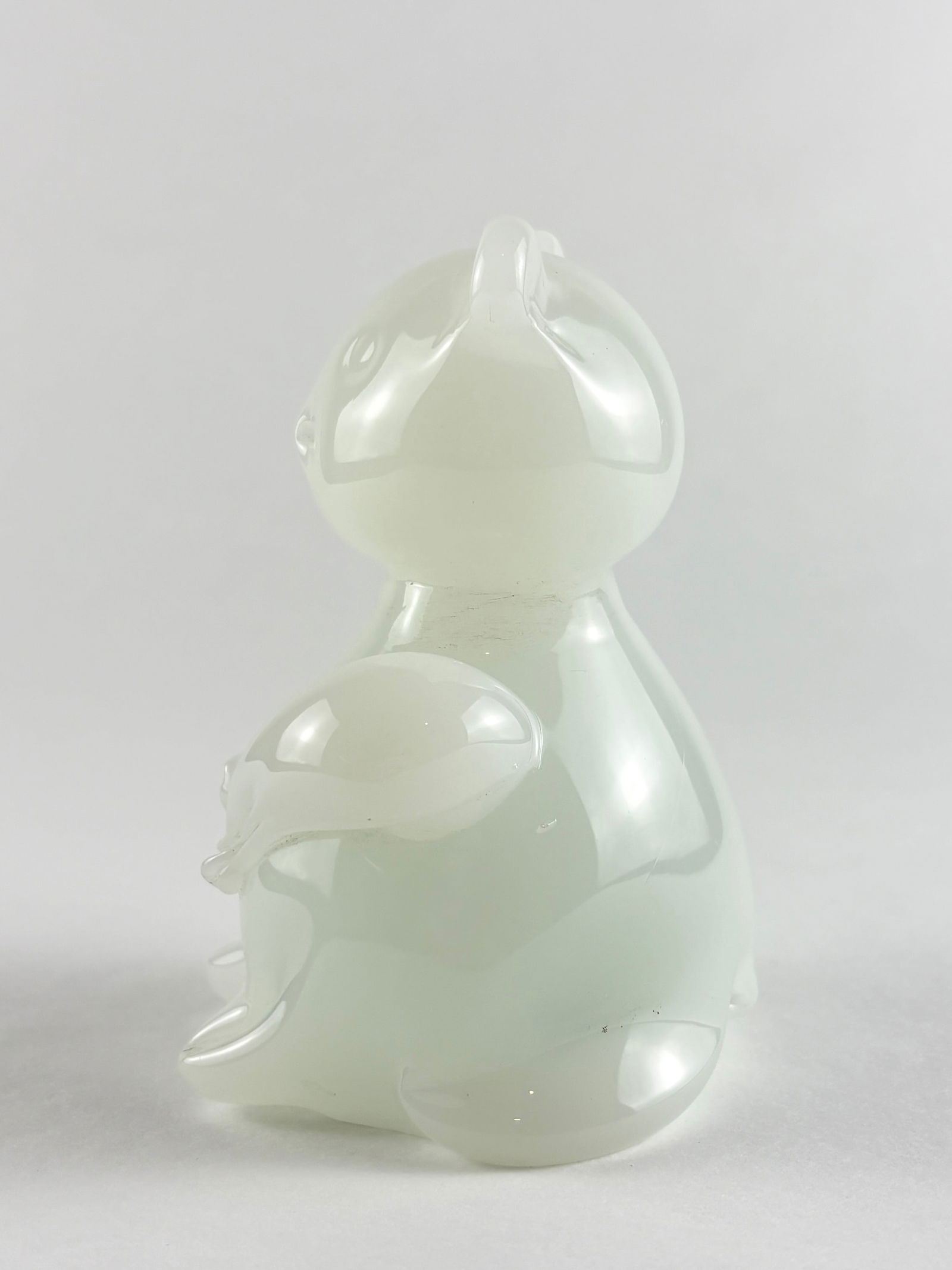 Glass Teddy Bear Sculpture - 4