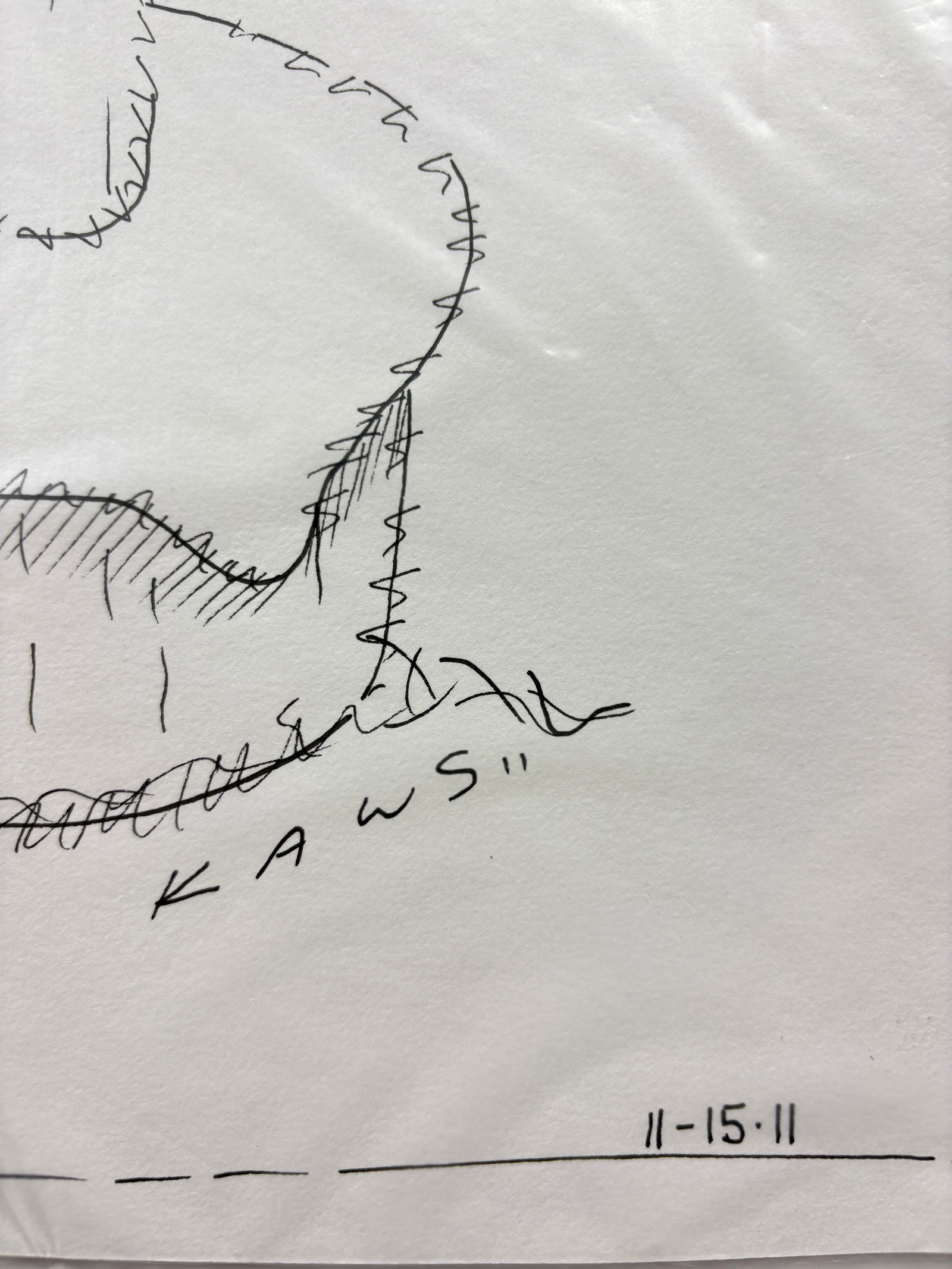 Ink Drawing on Paper - 3