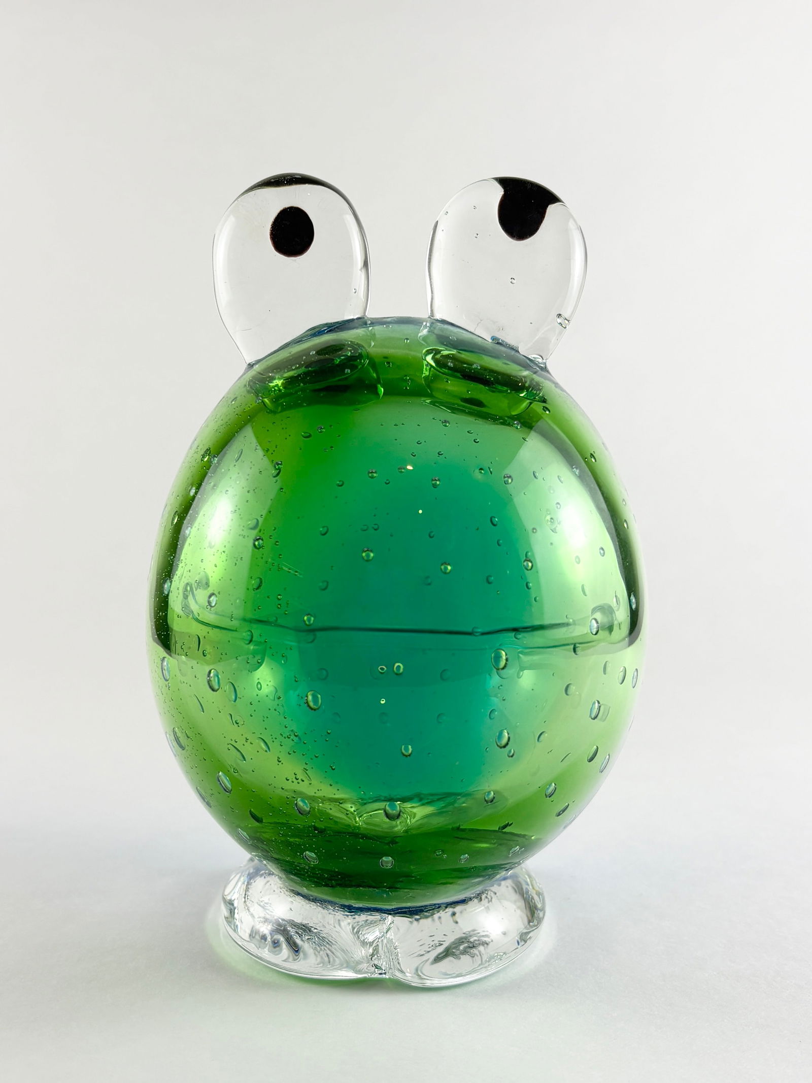 Glass Frog Sculpture - 3