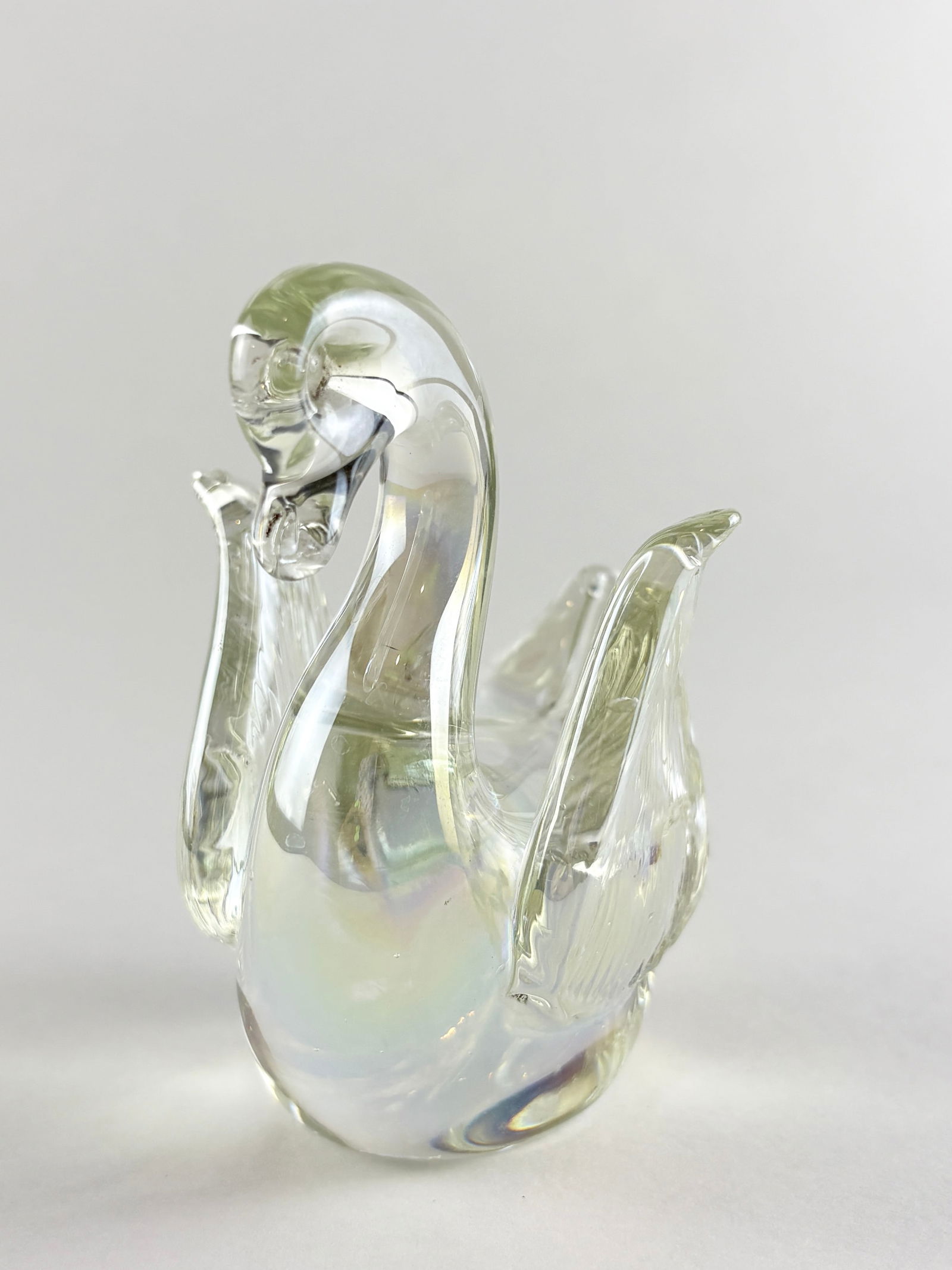 Art Glass Swan Sculpture (1 of 6)