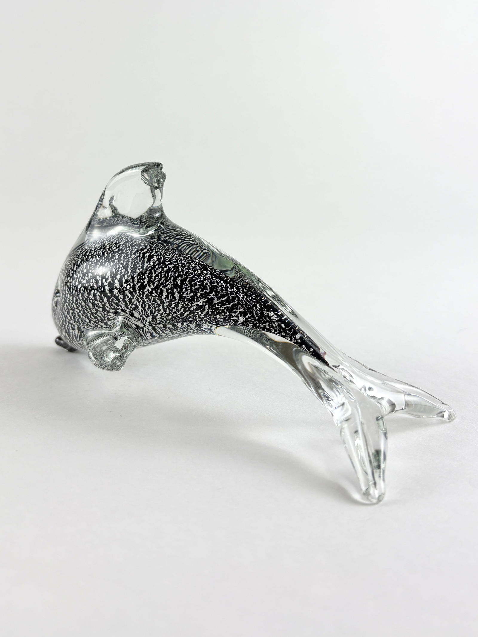 Glass Dolphin Sculpture (Murano Style) - 5