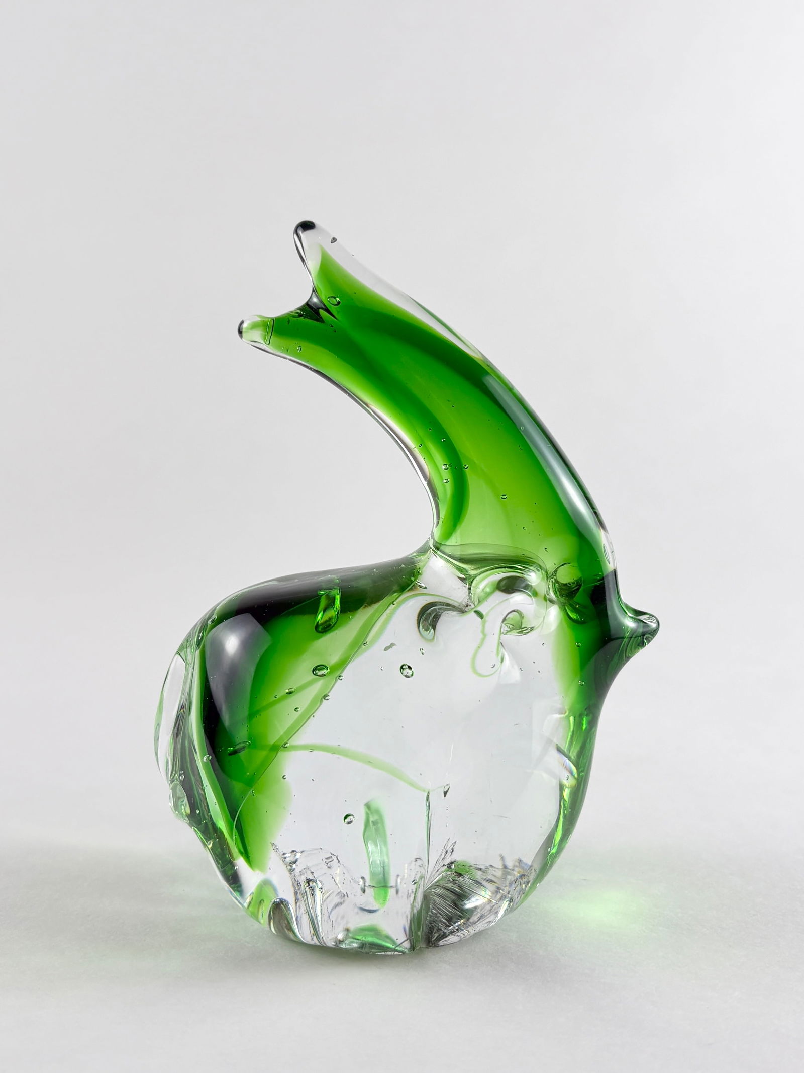 Glass Elephant Sculpture (Murano Style) (1 of 6)