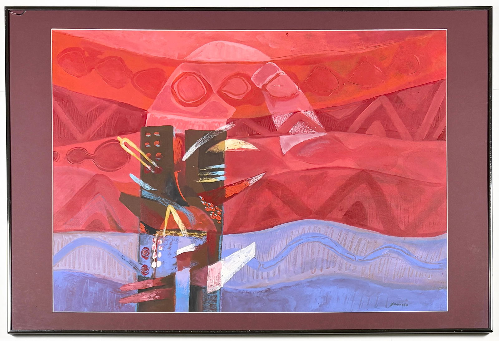 Attributed to Fernando de Szyszlo, Untitled Abstract Painting (1 of 4)