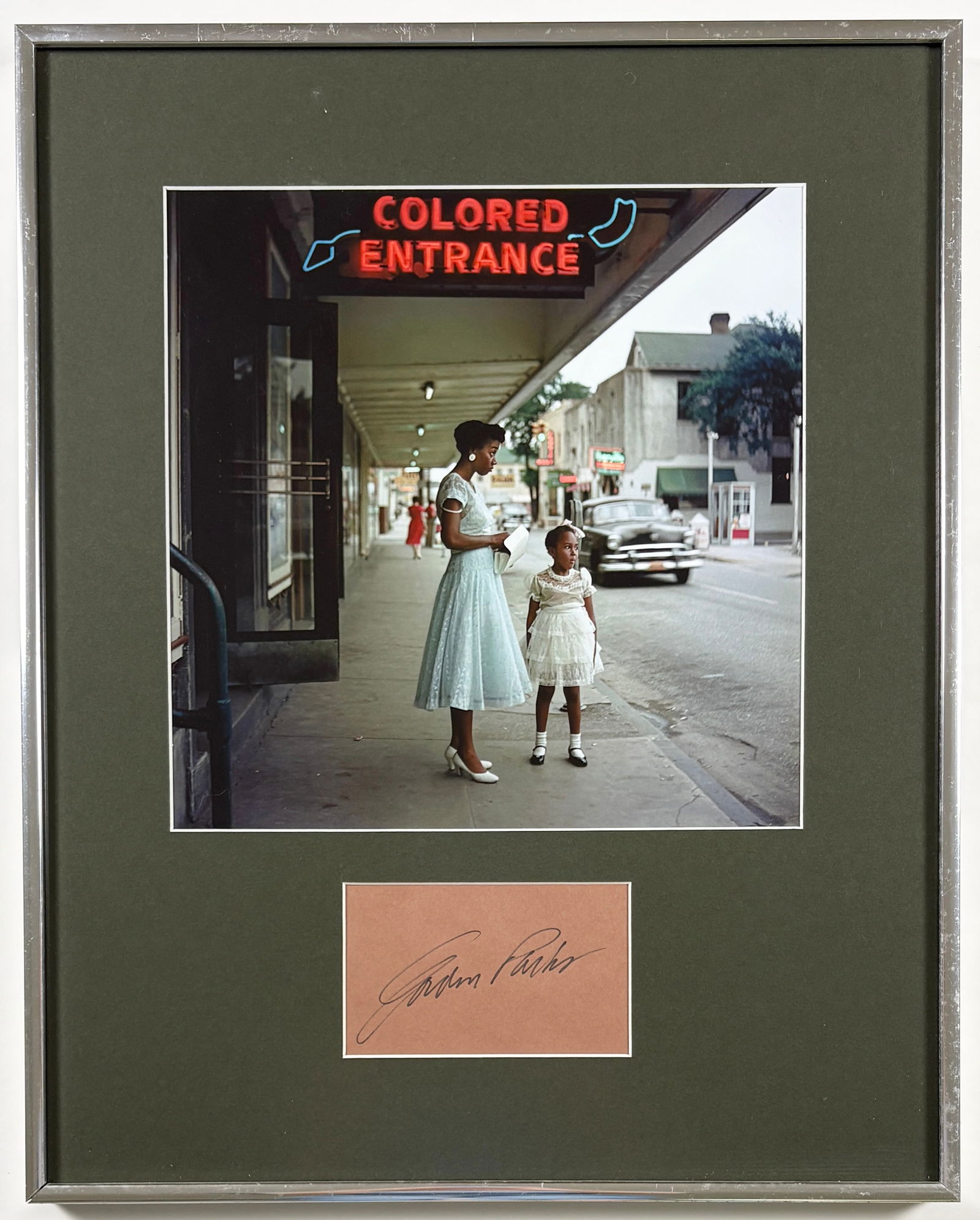 Gordon Parks, Colored Entrance, 1956 (Signed Frame) (1 of 4)