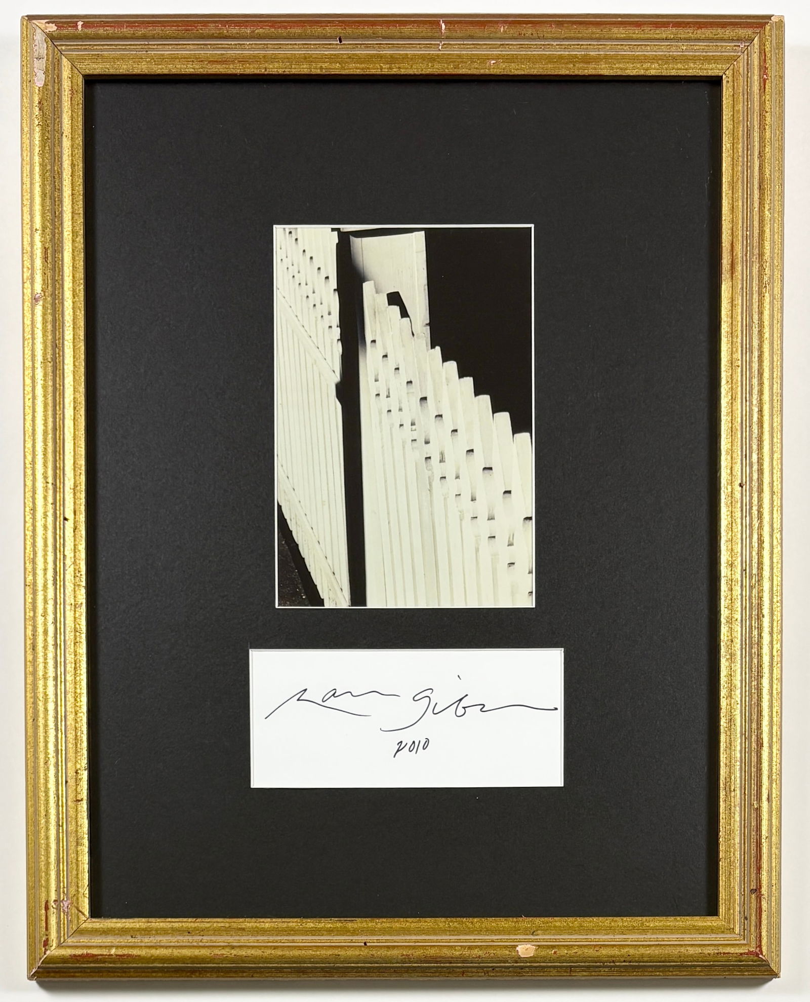 Ralph Gibson, Signed & Framed Print: Ralph Gibson Signed & Framed Print 20.5 IN X 17 IN