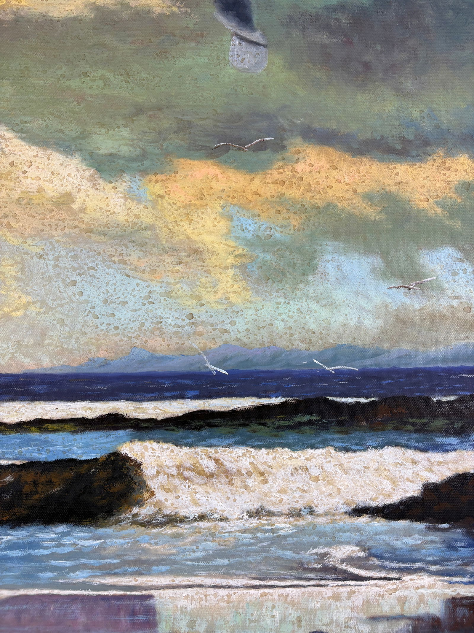 After Winslow Homer, On the Beach, Long Branch, New Jersey, Oil Painting - 3