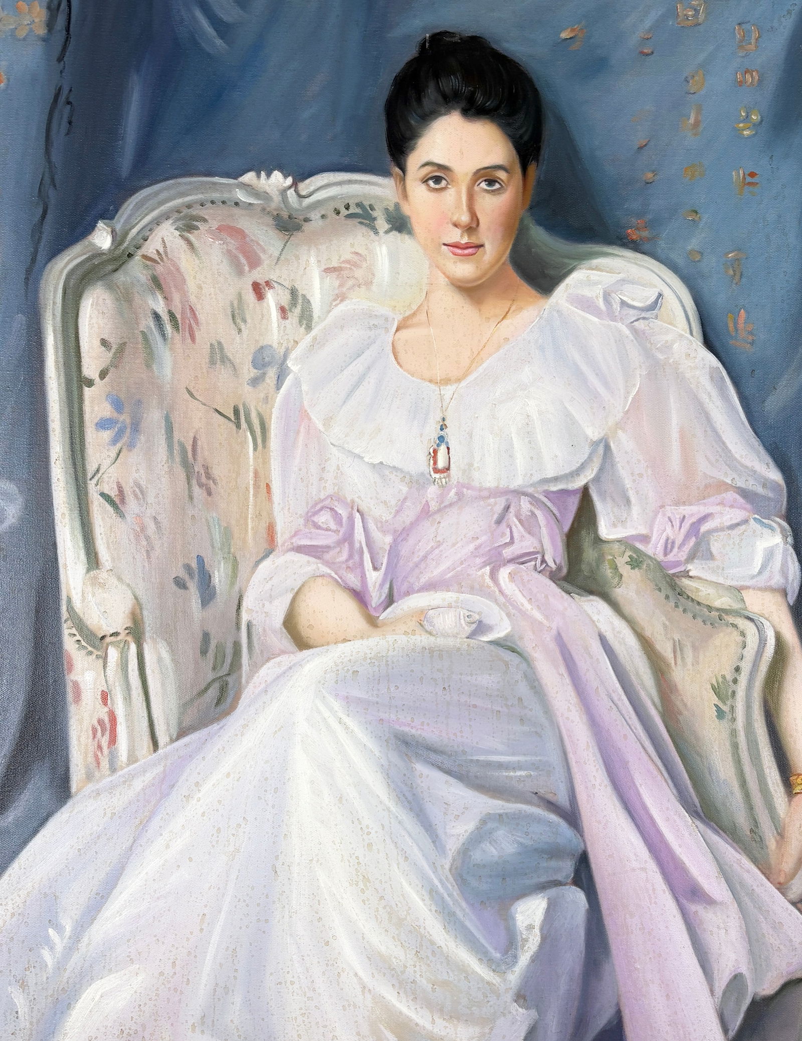 After John Singer Sargent, Lady Agnew of Lochnaw, Oil Painting - 2