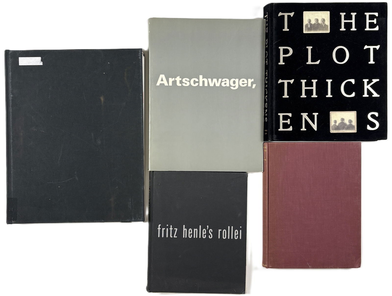 Lot of 5 Books – Richard Artschwager, Fritz Henle, Richard Armstrong, Donald Sultan: Group of Art and Photography Books, Assorted Titles Printed books Group of five books related to art and photography. The lot includes titles associated with Richard Artschwager, Fritz Henle, Richard
