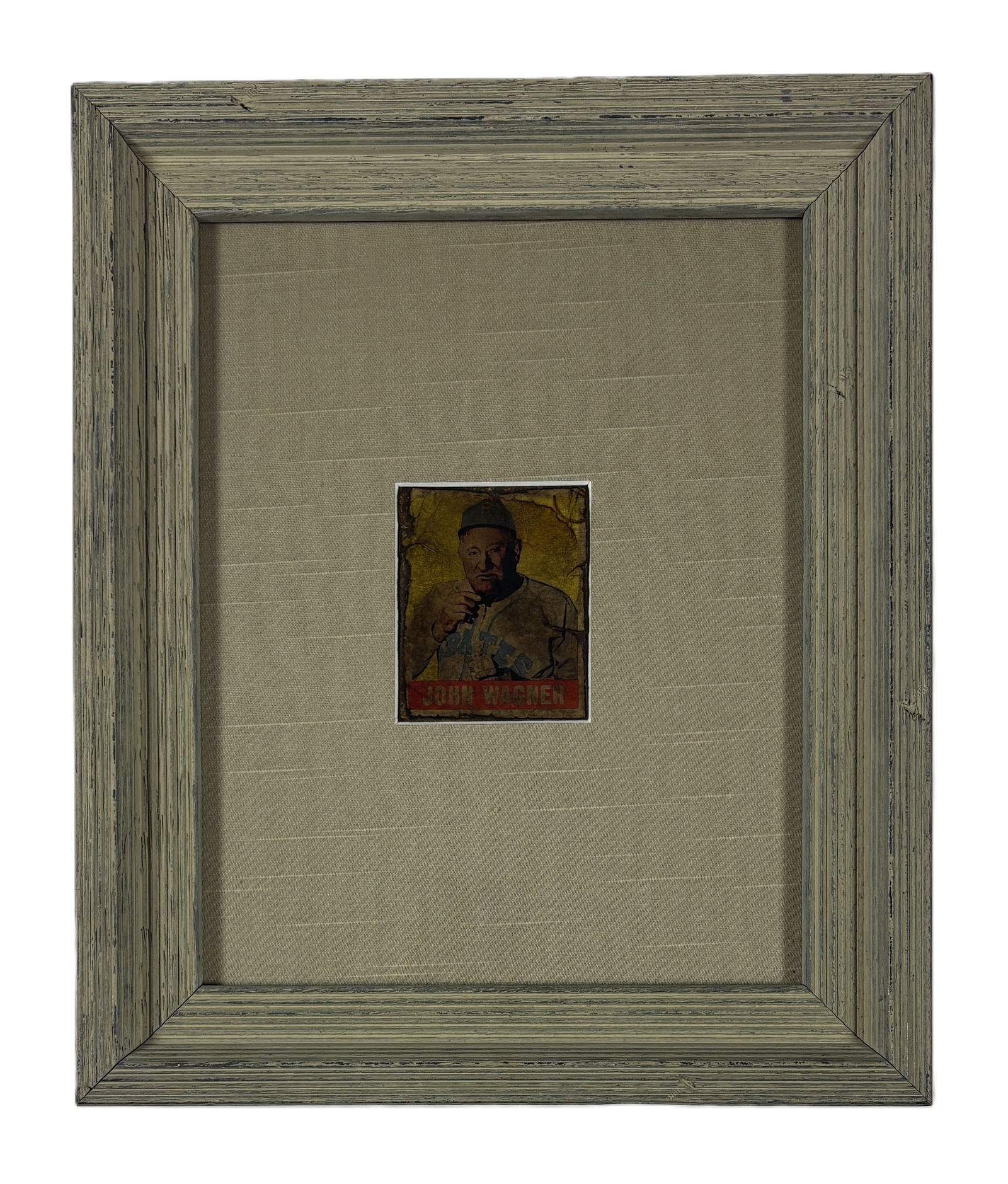 Framed Baseball Card Depicting Honus Wagner (1 of 4)