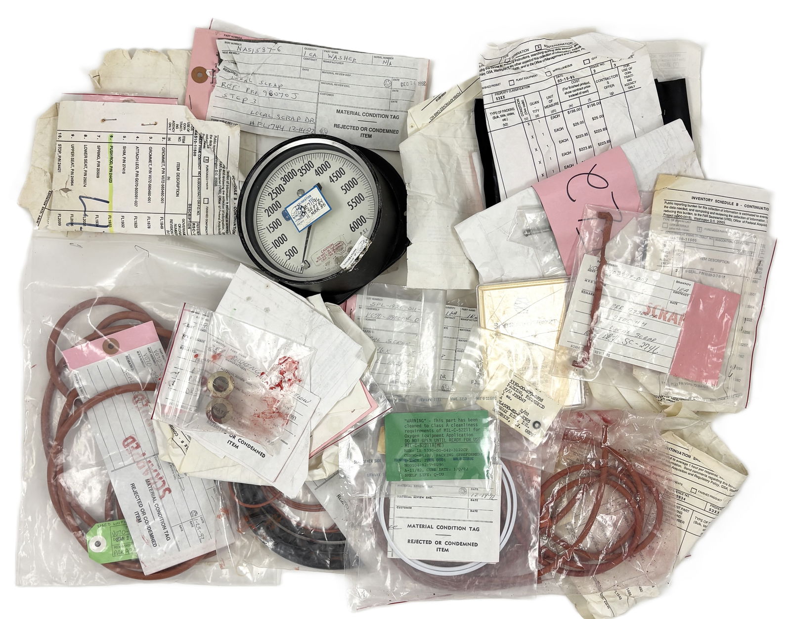 Group of NASA Space Program Components and Apollo-Era Parts (1 of 12)