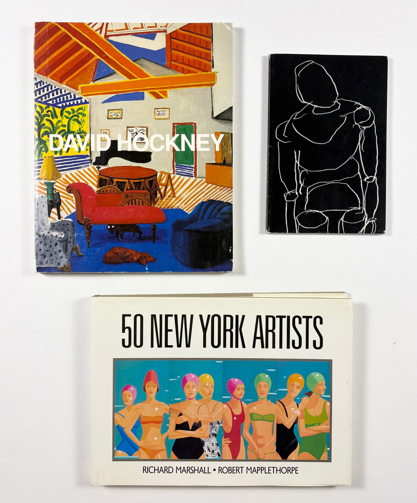 Group of 3 Art Books – David Hockney and 50 New York Artists (1 of 7)