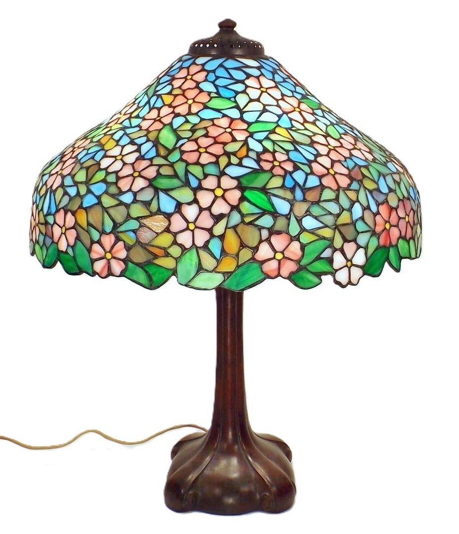 Handel Leaded Glass Lamp (1 of 4)