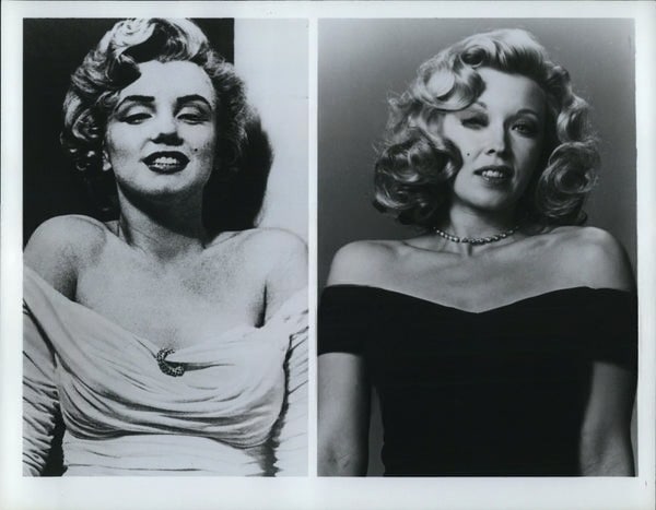 1980 Original Press Photograph – Marilyn Monroe and Constance Forslund in “Marilyn: The Untold: MARILYN MONROE (1926–1962) Marilyn: The Untold Story Medium: Vintage press photograph A rare 1980 original press photograph issued for the television film Marilyn: The Untold Story, featuring MARILY