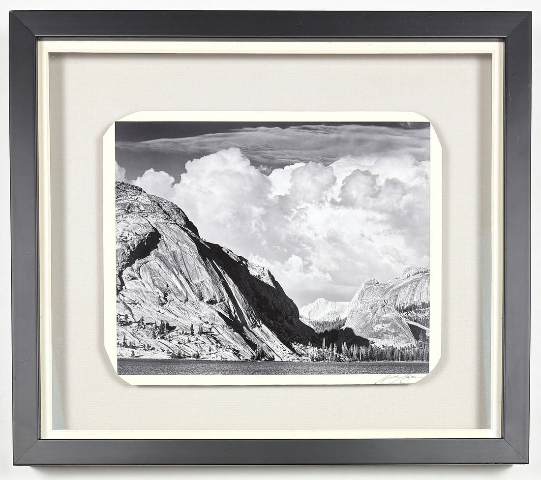 Ansel Adams – Lake Tenaya, Yosemite, Original Silver Gelatin Print, Hand Signed, w/ COA (1 of 17)