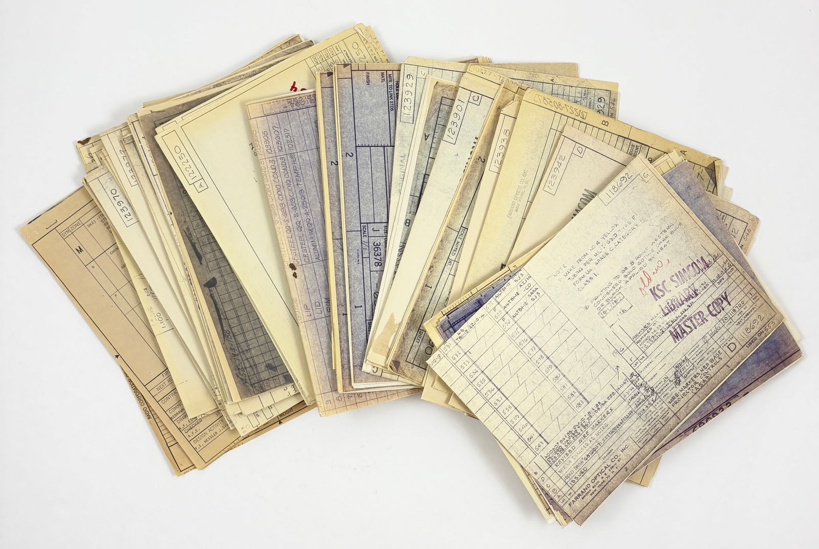 Large Lot of Nasa Apollo Blueprints (1 of 14)