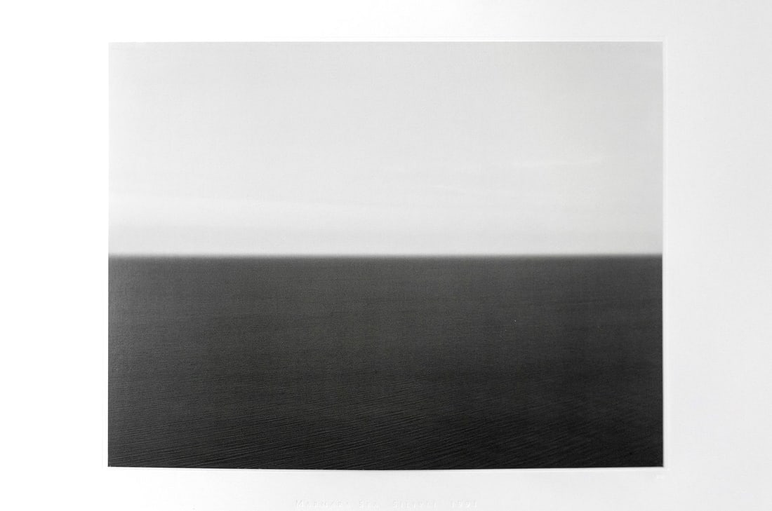 Hiroshi Sugimoto – Marmara Sea (Silivri), 1991, Lithograph: Hiroshi Sugimoto (b. 1948), Marmara Sea (Silivri), 1991 offset lithograph 9.5 × 12.25 in. A serene and meditative seascape from Hiroshi Sugimoto’s celebrated “Seascapes” series, this lithog