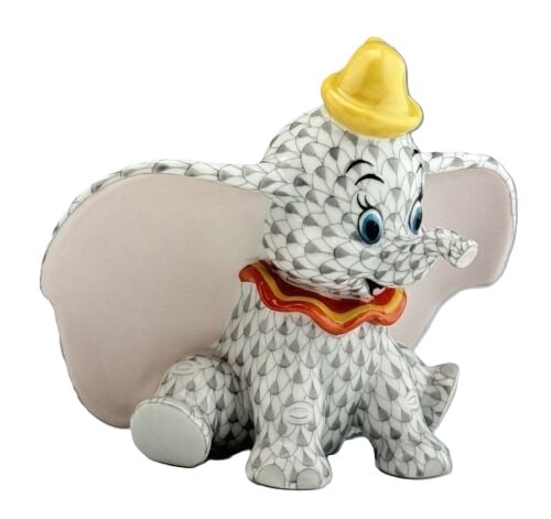 MINT HEREND × DISNEY ARRIBAS LTD EDITION DUMBO HAND-PAINTED PORCELAIN FIGURINE (1 of 5)